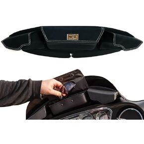 حقيبة 3 جيوب للزجاج الأمامي مع إغلاق مغناطيسي لدراجة Harley Touring Street Glide وElectra Glide وUltra Limited وTri Glide مع زجاج أمامي 2014-2024 in Kuwait