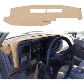 Dash Cover Mat Custom Fit for 1997-2000 Chevy Chevrolet Silverado/GMC C1500 C2500 C3500 K1500 K2500 K3500, 1997-99 GMC Yukon/Chevy Tahoe Suburban, Dashboard Pad Carpet Protector(97-99, Beige) in Saudi Arabia