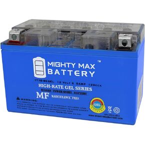 بطارية مايتي ماكس YT7B-BS GEL 12 فولت 6.5AH بطارية بديلة لـ CYLA7BBSXTA Xtreme AGM 7B-BS Powersport in Kuwait