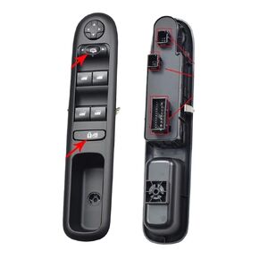 Front Left Car Master Window Switch Compatible with Peugeot 3008 5008 Wagon 2009-2016 96650621ZD 96650620ZD(26pi-with Child Lock) in Kuwait
