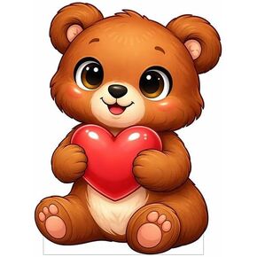 Cartoon Cow Cardboard Cutout Standee, 2 FT Life Size Cute Animal Standup with Back Support, Waterproof Corrugated Plastic Decor for Party, Event, Photo Area & Display Scene in Kuwait