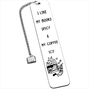 Spicy Book Marks for Reading Women, Friendship Birthday Gifts for Women, Coffee Lovers Gift Ideas for Readers, Book Loves, Book Club Gifts, Funny ChristmasGifts, Book Accessories in Kuwait