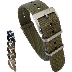 NATO® Hemp Eco Friendly Heavy Nylon Watch strap Breathable Ultra Soft and Flexible Watch Band Replacement Thick Strap 20mm 22mm USA stock in Saudi Arabia