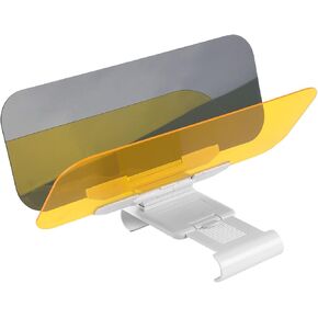 Car Sun Visor Extender, Anti Glare Windshield Visor Extender 2 in 1 Day Night Driving Visor Extender Attachment Automotive Sun Protection Visors for Car, Trucks in Saudi Arabia