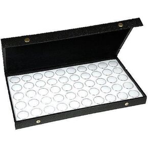 50 وعاء عرض جديد من الأحجار الكريمة باللون الأبيض، حاوية تخزين الأحجار الكريمة، منظم للسفر من Jbt in Kuwait