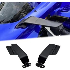 ل YZF r6 YZF r7 2025 YZF R1 R1M 2025 YZF-R3 YZF-R15 YZF-R25 2026 2020-2024 2023 2022 2021 مرآة الرؤية الخلفية دراجة نارية عدسة شفرة من نوع مرايا الرؤية الخلفية الرياح الجناح المرايا in Kuwait