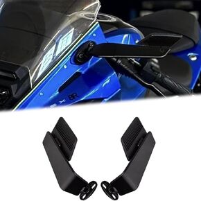 ل GSX-8R gsx8r 2024 2025 2026 مرايا الرؤية الخلفية للدراجات النارية عدسة شفرة من نوع مرايا الرؤية الخلفية الرياح الجناح المرايا النينجا 500 in Kuwait