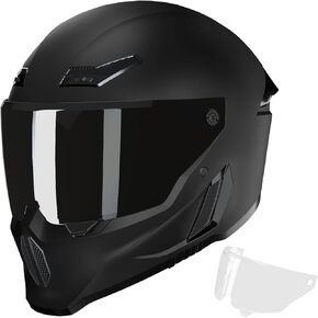 خوذات الدراجات النارية للرجال والنساء البالغين، خوذة دراجة نارية كاملة الوجه، MG666 DOT معتمدة لخوذات الدراجات النارية لسباق الدراجات النارية مع حاجبين in Kuwait