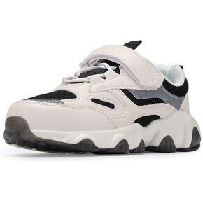 Boys Girls Sneakers for Kid Running Shoes Girls Casual Lightweight Classic Adjustable Strap Sneakers in Kuwait