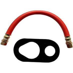 خرطوم تصريف الزيت HON1010 10 مم متوافق مع محركات سلسلة Hon-da GX110، GX120، GX160، GX200 GX240، GX270، GX340، GX390، GC160 M10x1.25 مم (عبوة واحدة) (أحمر) in Kuwait