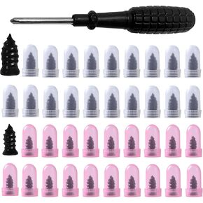 40 PCS Tire Repair Rubber Nail, Vacuum Tire Repair Kits Spiral Rubber Screws,Fast Self-Service Tool for Car,Truck, Motorcycle,Tractor Tire Puncture Repair. in Saudi Arabia