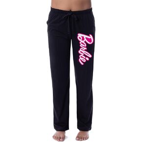 بنطال بيجامة نوم كلاسيكي مطبوع عليه شعار Barbie للسيدات من Mattel (XX-Large) in Kuwait