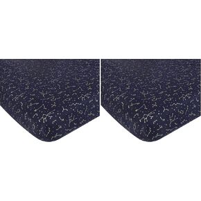 Hudson Baby Unisex Baby Cotton Fitted Crib Sheet, Cute Farm, One Size in Kuwait