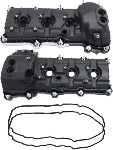 FZJDSD 2Pcs Engine Valve Covers w/Gasket BR3Z6582U BR3Z6582R Compatible with Ford Explorer Flex Edge F-150 Transit-150 250 350 Fit for Lincoln MKS MKZ MKT MKX 3.7L 2011-2019 in Saudi Arabia