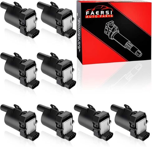 FAERSI Set of 8 Ignition Coil Pack for V8 5.3 6.0 Chevy Silverado 1500 2500 Tahoe Suburban Express GMC Sierra Yukon XL Savana Escalade 2000 2001 2002 2003 2004 2005 Coils Replaces# UF262 D585 in Saudi Arabia
