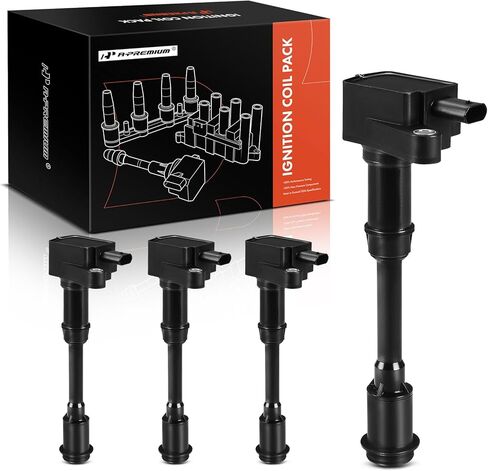 A-Premium Engine Ignition Coil Pack Compatible with Ford Escape 2013-2016, Fusion 2013-2014, Transit Connect 2014-2016, Fiesta 2014-2019, 1.6L, Replace# BM5Z12029B, BM5G12A366DA, 4-PC Set in Saudi Arabia