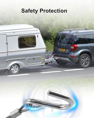 34370 Trailer Safety Breakaway Cable with Hook UpFit For A-60 Brake Actuator Disc and Drum Replace 32264K 071-195-00 in Kuwait