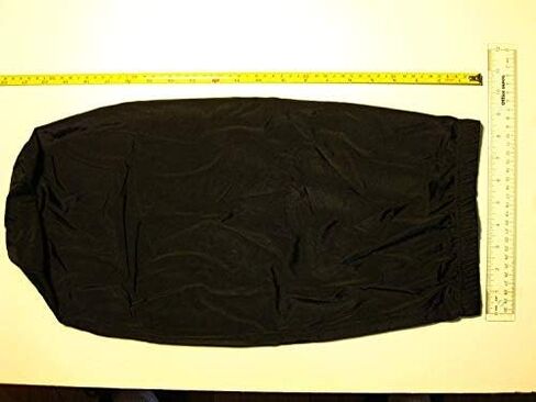 King.J Super Long Unisex Spandex Cap for Dreadlocks (Black) in Kuwait