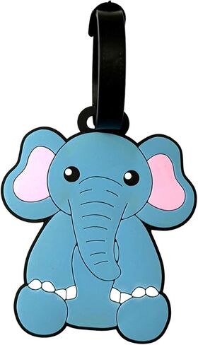 Cute Fox Silicone Luggage Tag Cartoon Animal Bag Tags for Travel Identify Suitcase Accessories Personalized Labels in Saudi Arabia