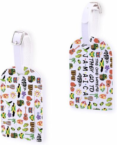 Jamaica Travel Merch Luggage Tag Jamaican Pride Gift Family Reunion Gift Jamaica Weekend Baggage Tag (Jamaica-tag) in Saudi Arabia