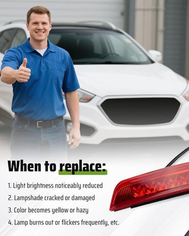 Car Third Brake Light, High-Position Mount Stop Lamp, Fit for Hyundai Ix35 2011-2015, Fit for Elantra sport touring 2011, Replace 92700-2Z000, 92700-2S000, 927002S000 in Saudi Arabia