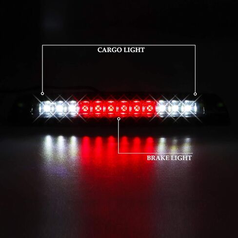 LED Third 3rd Brake Light Cargo Lamp High Mount Brake Light Center High Mount Stop Light for 1994-2001 Dodge Ram in Saudi Arabia