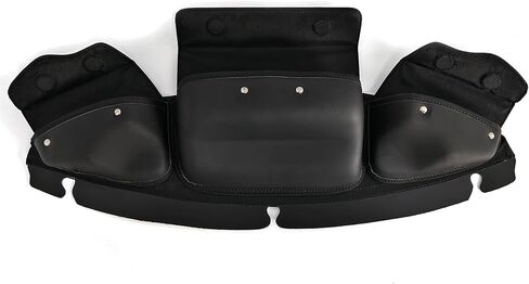 3 Pocket Windshield Bag with Magnetic Closure for Harley Touring Street Glide, Electra Glide, Ultra Limited and Tri Glide with Windshield 2014-2024 in Saudi Arabia