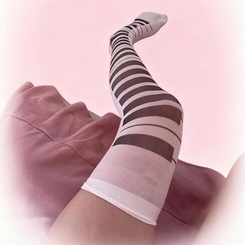 Y2K Scene Whimsy Twee Piano Funky Tights Emo Grunge Women Music Note Legging Clothes Accessories in Saudi Arabia