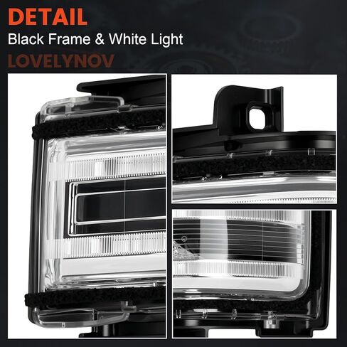 LED Towing Mirror Turn Signal Light Compatible with Ford F250 2017 2018 2019 2020 2021 2022 Side Mirror Marker Lights Right Passenger Side in Saudi Arabia