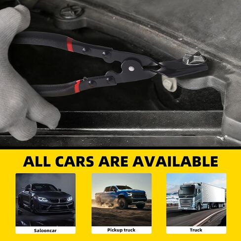 1 pcs Panel Clip Pliers Automotive Trim Fastener Removal Tool, Upholstery Interior Clip Removal Tool, Auto Panel Rivet Removal Fastener Push Pin Pry Pliers, Prevents Damage to Dashboard Repair Tool in Saudi Arabia