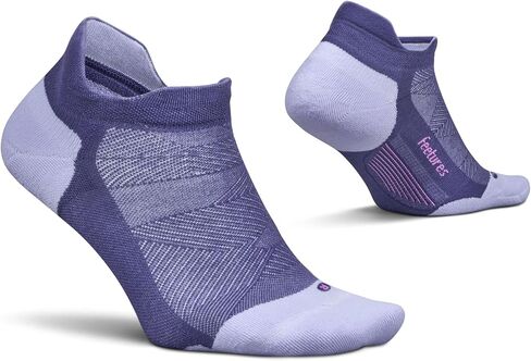 Feetures Elite Golf Max Cushion Tab Ankle Socks - Sport Sock with Targeted Compression - Gray, Large (3 Pair) in Saudi Arabia
