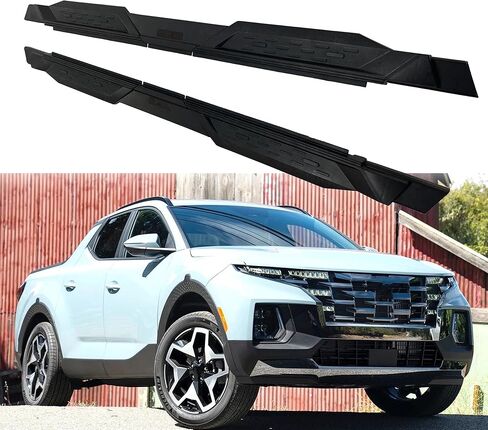 2Pcs Running Boards Step Bars Fits for Hyundai Santa Cruz 2022 2023 2024 2025 2026 Fixed Running Board Side Step (with Brackets and Screws) in Kuwait