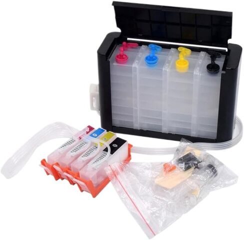 نظام الحبر المستمر 4 ألوان 564xl 564 متوافق مع طابعة فوتوسمارت B209A B210A B109A B109N B210B 3522 3526 in Saudi Arabia