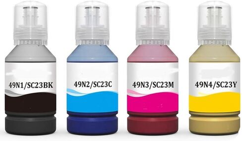 حبر التسامي T49N1 T49N2 T49N3 T49N4 SC23 متوافق مع SC F100 SC F160 SC F500 SC F560 SC F150 SC F550 (140 مل سماوي) in Saudi Arabia