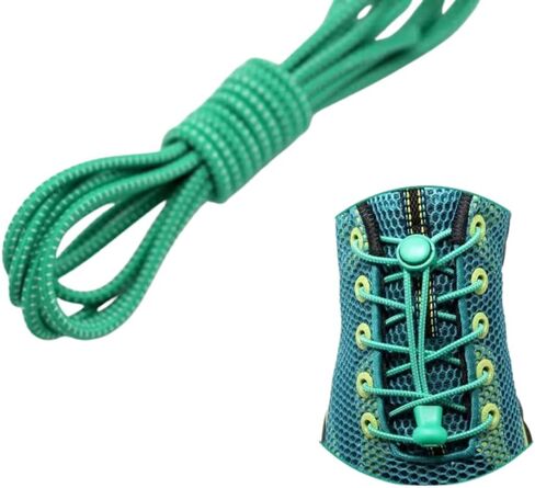 2 Pairs No Tie Elastic Lock Shoe Laces Rope Running Jogging Sneakers Trainer Shoelaces in Saudi Arabia
