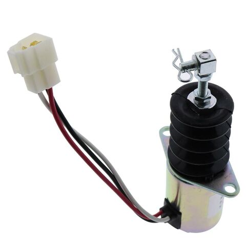 الملف اللولبي لإيقاف الوقود، متوافق مع محرك Yanmar 3TNE88، 12 فولت، 11962966801، قطعة بديلة in Saudi Arabia
