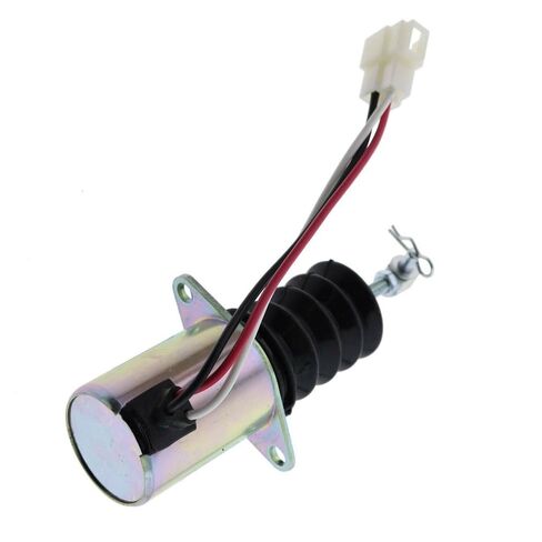 الملف اللولبي لإيقاف الوقود، متوافق مع محرك Yanmar 3TNE88، 12 فولت، 11962966801، قطعة بديلة in Saudi Arabia