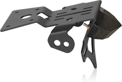 Plug&Play GSX8S Fender Eliminator، GSX8R Tail Tidy Kit متوافق مع GSX-8R 2024-2026 GSX-8S 2023-2026 لوحة الترخيص مجهزة بضوء الفرامل وأضواء لوحة الترخيص (الدخان) in Kuwait