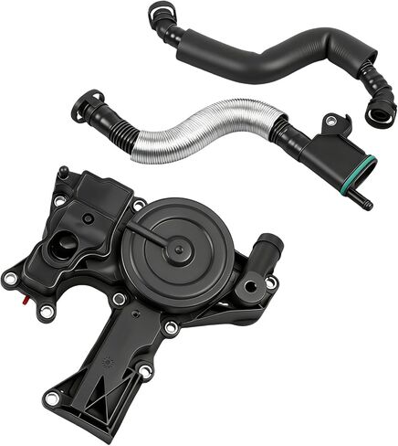 PCV صمام محرك علبة المرافق تنفيس فاصل الزيت متوافق مع VW Beetle CC Jetta GTI Passat Tiguan متوافق مع Audi A3 A4 A5 Q5 TT استبدال مقاوم للصلب 06H103495A in Kuwait