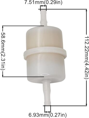 Strongthium 24 050 13-S فلتر غاز الوقود مضمن متوافق مع Kohler CH20S CH23S CH25S CH730 SV725 MTD Cub Cadet Troy-Bilt Craftsman 46 50 54 بوصة جزازة العشب بدون دوران 15 ميكرون in Saudi Arabia