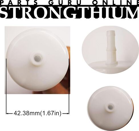 Strongthium 24 050 13-S فلتر غاز الوقود مضمن متوافق مع Kohler CH20S CH23S CH25S CH730 SV725 MTD Cub Cadet Troy-Bilt Craftsman 46 50 54 بوصة جزازة العشب بدون دوران 15 ميكرون in Saudi Arabia