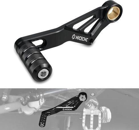 NICECNC Gear Selector Lever Transmission Lever Shifter Stick Compatible with BMW R1200GS 2013-2018, R1200GS Adventure 2013-2018, R1250GS 2019-2023, R1250GS Adventure 2019-2024, Aluminum, Silver in Saudi Arabia
