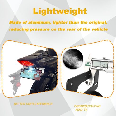 الحاجز مزيل قوس جبل الذيل مرتب مع لوحة ترخيص LED ضوء يصلح ل GSXR600 / 750 K6 K8 2006-2010 in Saudi Arabia