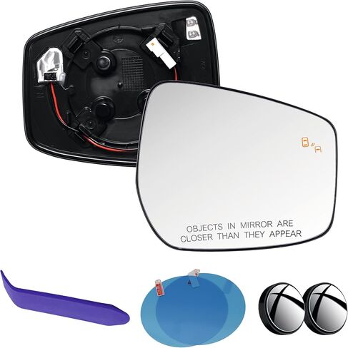 EAP Passenger Side Mirror Glass Compatible With Nissan Kicks 2018-2024, Versa 2020-2026, LEAF 2018-2025, Heated With Blind Spot, 963655SA0A in Saudi Arabia