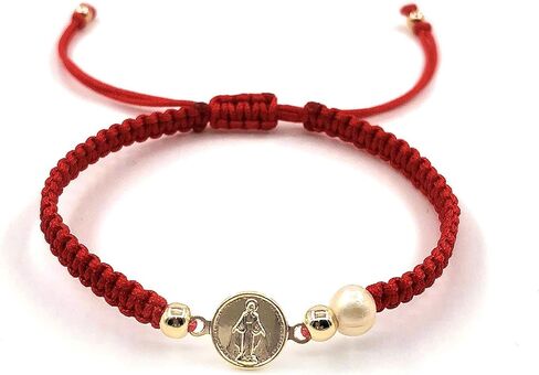 Virgin Mary Medal Red String Bracelet for Women in Saudi Arabia