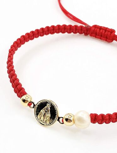 Virgin Mary Medal Red String Bracelet for Women in Saudi Arabia
