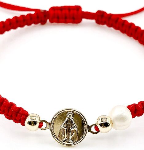 Virgin Mary Medal Red String Bracelet for Women in Saudi Arabia