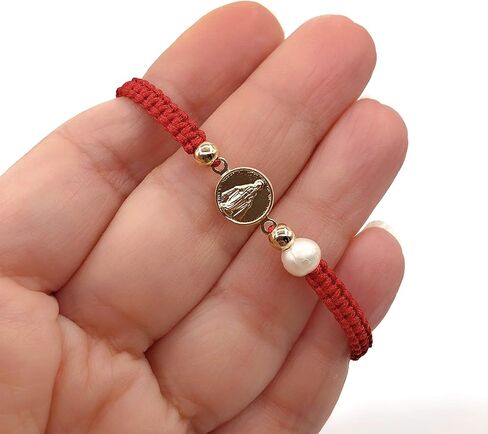 Virgin Mary Medal Red String Bracelet for Women in Saudi Arabia