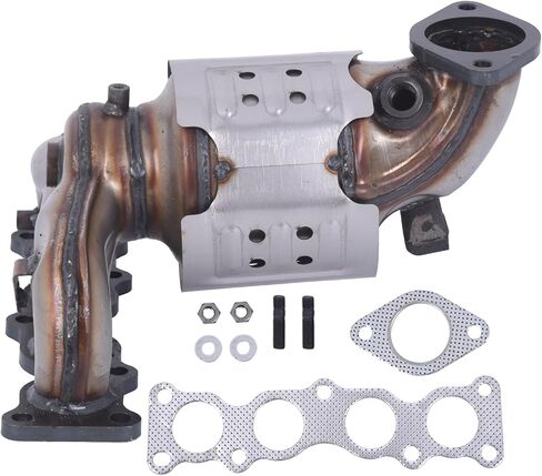 المحول الحفاز لمشعب العادم 674-091 متوافق مع Hyundai Santa Fe 2.4L 2019-2020 Kia Sorento 2016-2020 Kia Sportage LX EX 2016-2022 2.4L AWD فقط استبدال متوافق مع EPA # 28510-2GBB0 in Kuwait