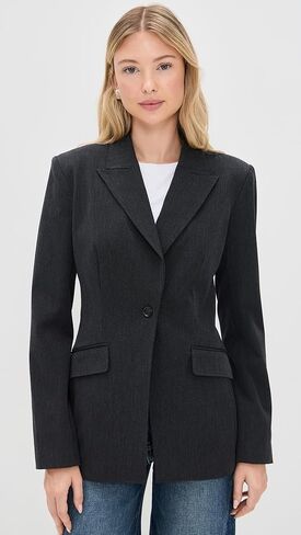Sculpted Blazer, Essential Suiting by GOOD AMERICAN in Saudi Arabia
